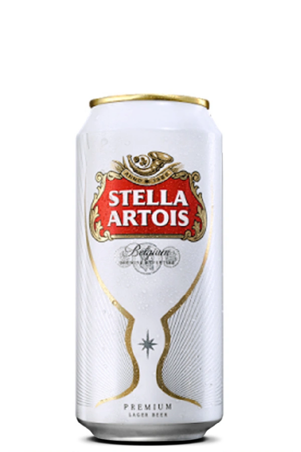 Stella artois rubia lata 473ml $250